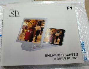 8 Inch F1 3D Mobile Phone Screen Magnifier HD Video Amplifier Stand Bracket with Movie Game Magnifying Folding Phone Desk Holder