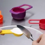 Measuring Cup And Spoon Set - 6Pcs (random colors) thumbnail 1