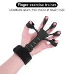 Finger Exerciser - Gripster Strengthener Finger Stretcher Hand Gripper Silicone Finger Grip Patient Hand Strengthening Guitar Finger Flexion and Hand Strengthening Extension Exercise Device thumbnail 1