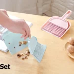 Mini Desktop Sweep Cleaning Brush Small Broom Dustpan Cute Little Broom Suit thumbnail 1