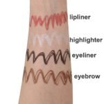Multi-effect 4 In 1 Eyeliner Eyebrow Pencil Contour Pen Long Lasting Waterproof  for girls, eyeliner lipstick highlighter brow liner all in one (Random Color) thumbnail 3