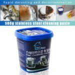 Cleaner Kitchen Washing Pot Bottom Black Scale Decontamination Household Stainless Steel Cleaning Paste Powerful (  Made in China )500g thumbnail 2
