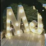 1pcs LED Alphabet Battery Operated All Led Letter A TO Z For Night Lights Wedding Birthday Party For Room and Decoration Using Without Electricity thumbnail 2