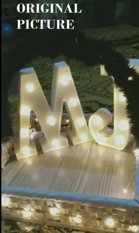 1pcs LED Alphabet Battery Operated All Led Letter A TO Z For Night Lights Wedding Birthday Party For Room and Decoration Using Without Electricity - Image 2