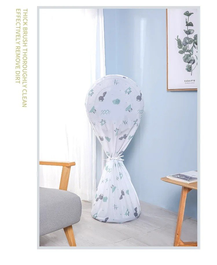 Decorative Fan Cover with Colorful Pattern Design – Dust Protection & Stylish Room Accent - Image 2