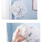 Decorative Fan Cover with Colorful Pattern Design – Dust Protection & Stylish Room Accent thumbnail 4