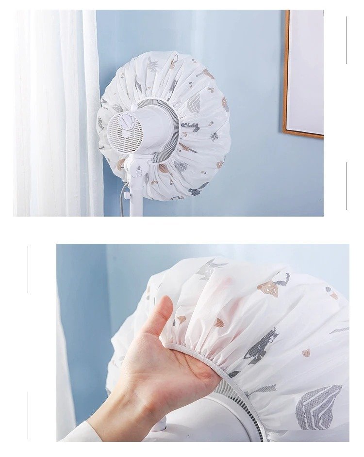 Decorative Fan Cover with Colorful Pattern Design – Dust Protection & Stylish Room Accent - Image 4