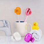Pack of 10 – Toothbrush Storage Cases in Random Colors – Portable and Hygienic Holders for Travel, Office, School, and Home Use (Random Color) thumbnail 2