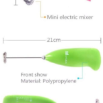 Electric Egg Beater Milk Drink Coffee Whisk Mixer Foamer Mini Handle Stirrer Practical Cooking Tool Kitchen Mini Whisk(random color) thumbnail 1